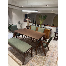 Comedor Antares Nogal | Elephant Muebles