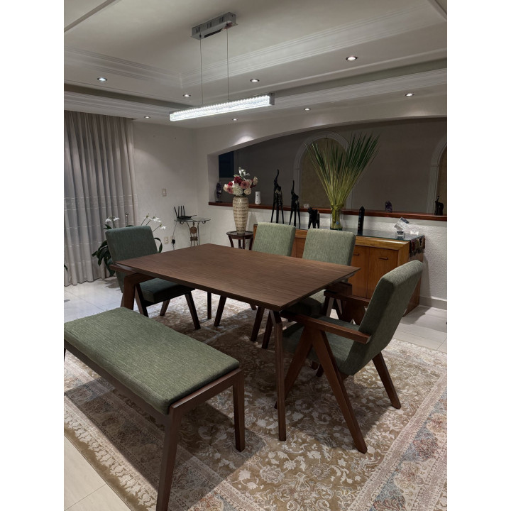 Comedor Antares Nogal | Elephant Muebles