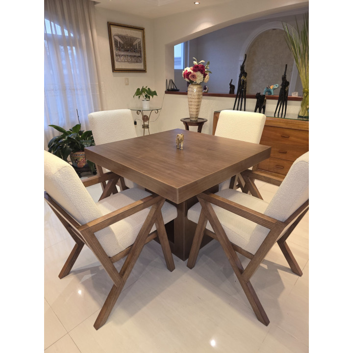 Comedor Dharani 4 personas: foto real 2