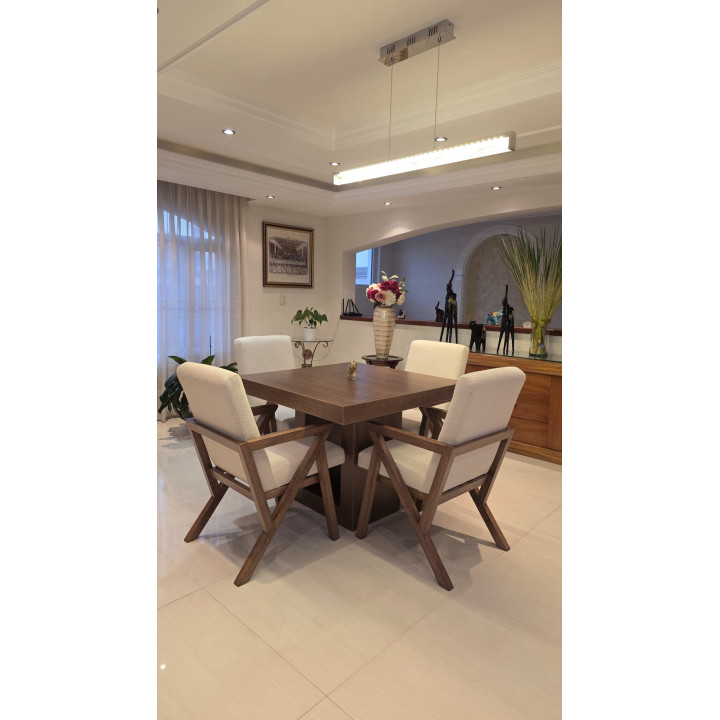Comedor Dharani 4 personas: foto real 3
