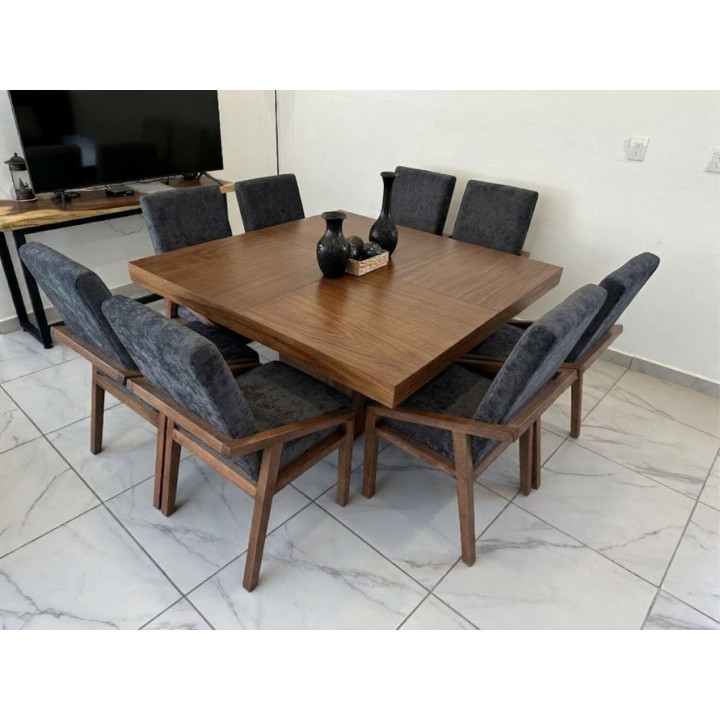Comedor Lyra Cuadrado - Blue Oxford