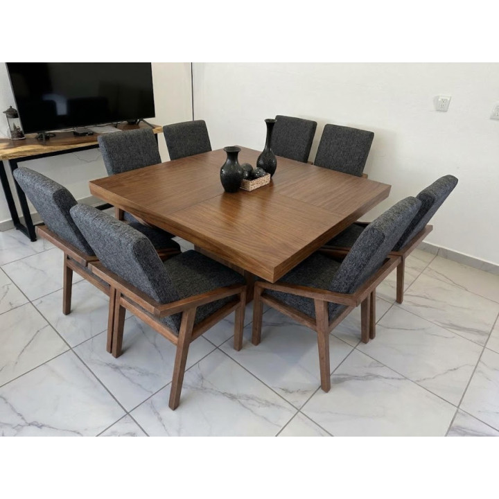 Comedor Lyra Cuadrado - Black Oxford