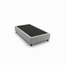 Base de cama Individual lino gris