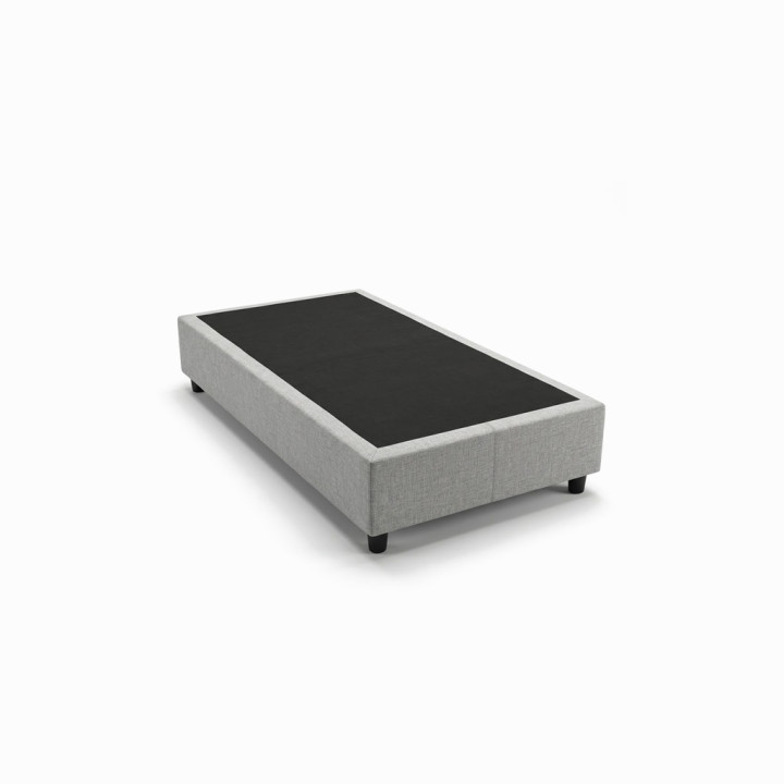 Base de cama Individual lino gris