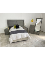 Recamara Alhena Gris Elephant Muebles Toluca Metepec Lerma