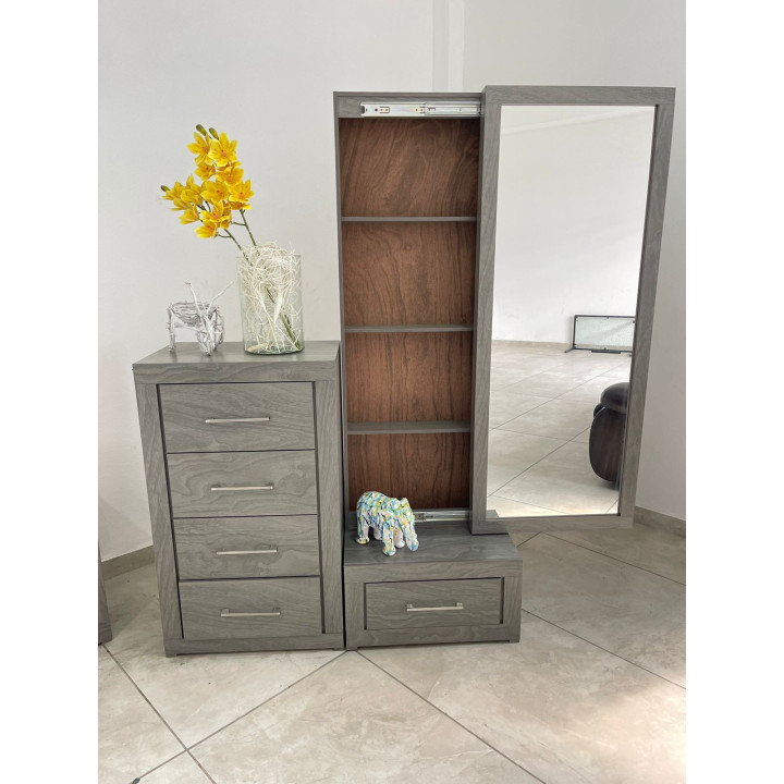 Recámara Alhena Gris | Elephant Muebles