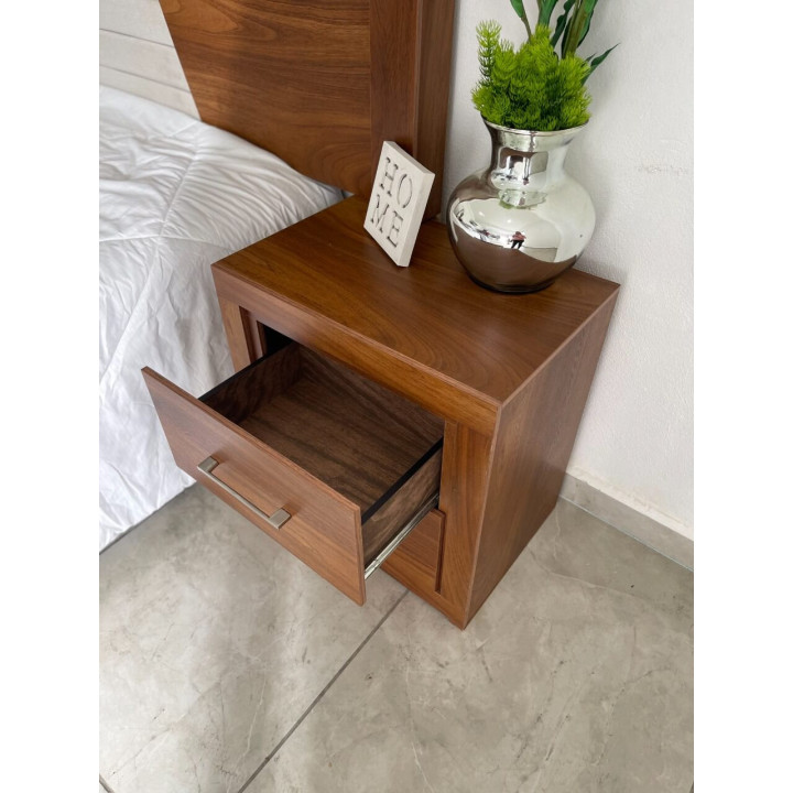 Recámara Alhena Nogal | Elephant Muebles