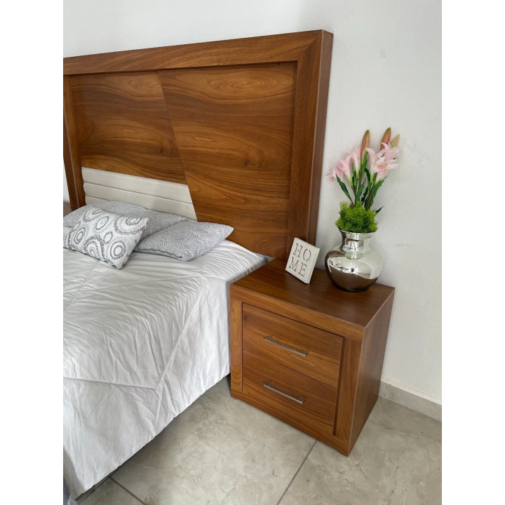 Recámara Alhena Nogal | Elephant Muebles